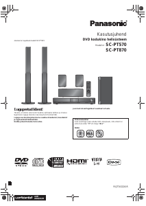 Kasutusjuhend Panasonic SC-PT570 Kodukinosüsteem