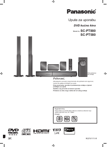 Priručnik Panasonic SC-PT880 Kućno kino
