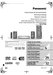 Manuál Panasonic SC-PTX5 Domácí kino