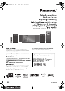 Brugsanvisning Panasonic SC-PTX60 Hjemmebiosystem