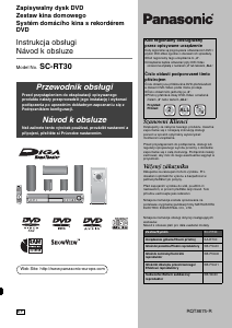 Instrukcja Panasonic SC-RT30 Zestaw kina domowego