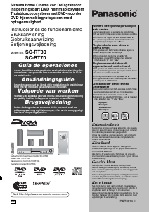 Manual de uso Panasonic SC-RT30 Sistema de home cinema