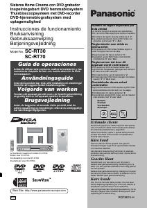 Manual de uso Panasonic SC-RT70 Sistema de home cinema