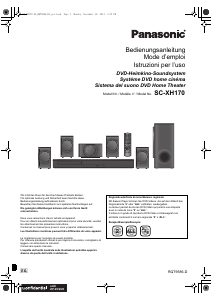 Bedienungsanleitung Panasonic SC-XH170EG Heimkinosystem