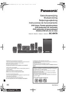 Manual de uso Panasonic SC-XH70 Sistema de home cinema