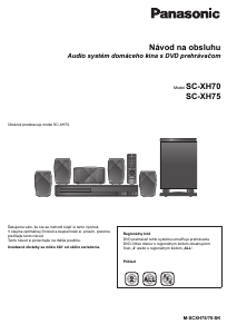 Návod Panasonic SC-XH70EP Domáce kino