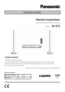 Használati útmutató Panasonic SC-ZT2 Házimozi-rendszer