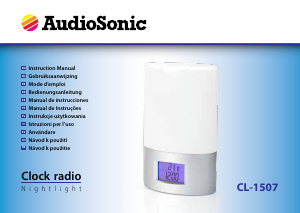 Návod AudioSonic CL-1507 Svetelný budík