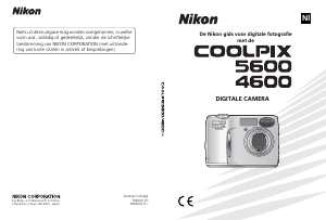 Handleiding Nikon Coolpix 4600 Digitale camera