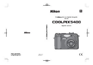 Handleiding Nikon Coolpix 5400 Digitale camera