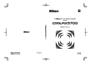 Handleiding Nikon Coolpix 5700 Digitale camera