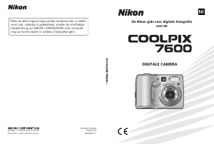 Handleiding Nikon Coolpix 7600 Digitale camera