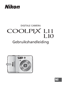 Handleiding Nikon Coolpix L10 Digitale camera