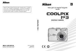 Handleiding Nikon Coolpix P3 Digitale camera