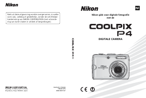 Handleiding Nikon Coolpix P4 Digitale camera
