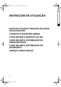 Manual Whirlpool ADG 8315 NB Máquina de lavar louça