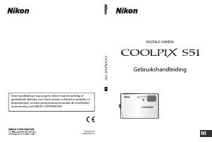 Handleiding Nikon Coolpix S51 Digitale camera