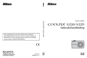 Handleiding Nikon Coolpix S220 Digitale camera