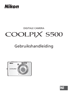 Handleiding Nikon Coolpix S500 Digitale camera