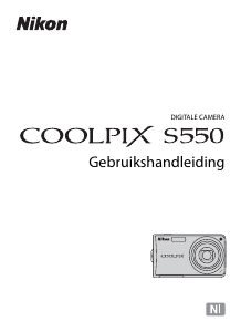 Handleiding Nikon Coolpix S550 Digitale camera
