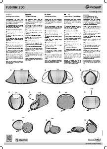 Bedienungsanleitung Outwell Smart Tunnal Fusion 200 Zelt