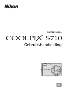 Handleiding Nikon Coolpix S710 Digitale camera