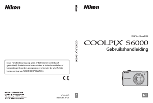 Handleiding Nikon Coolpix S6000 Digitale camera