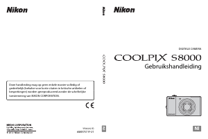 Handleiding Nikon Coolpix S8000 Digitale camera