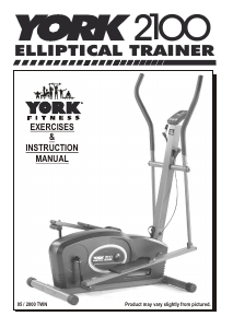 Manual York Fitness 2100 Elliptical Cross Trainer