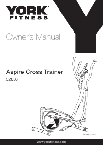 Manual York Fitness Aspire Cross Trainer
