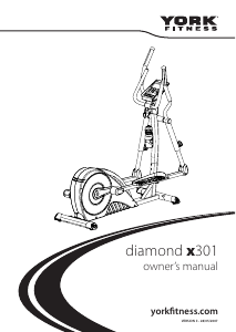 Manual York Fitness Diamond X301 Cross Trainer