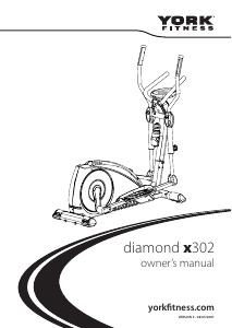 Manual York Fitness Diamond X302 Cross Trainer