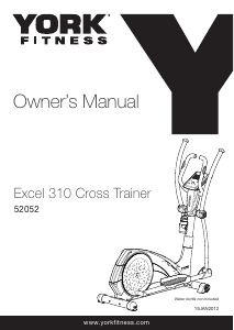Manual York Fitness Excel 310 Cross Trainer