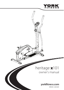 Handleiding York Fitness Heritage X101 Crosstrainer