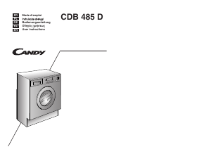 Handleiding Candy CDB 485 D Was-droog combinatie
