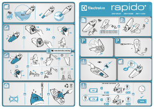 Návod Electrolux ZB6114IGM Rapido Ručný vysávač