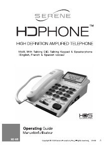 Manual Serene HD 65 Phone