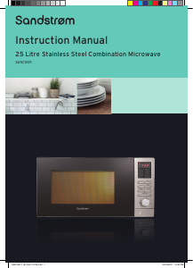 Manual Sandstrøm S25CSS11 Microwave