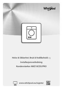 Bruksanvisning Whirlpool AWZ 10CD S/PRO Tørketrommel