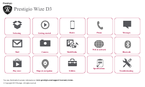 Handleiding Prestigio Wize C3 Mobiele telefoon