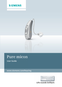 Manual Siemens Pure micon Hearing Aid