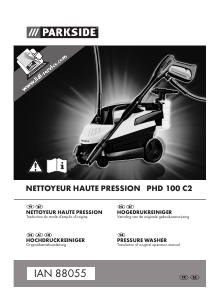 Manual Parkside PHD 100 C2 Pressure Washer