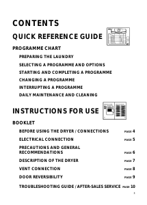 Manual Whirlpool AWZ 3411 Dryer