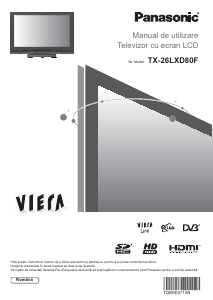 Manual Panasonic TX-26LXD80F Viera Televizor LCD