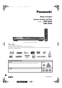 Manuál Panasonic DMP-BD60 Přehrávač Blu-ray