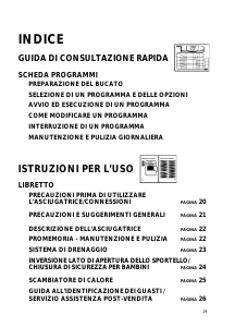 Manuale Whirlpool AWZ 6460 Asciugatrice