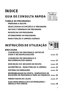 Manual Whirlpool AWZ 7460 Máquina de secar roupa