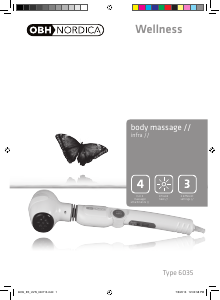 Manual OBH Nordica 6035 Infra Massage Device