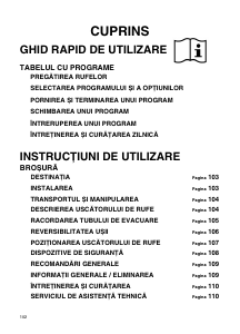 Manual Whirlpool AWZ 8000 PRO Uscător