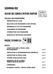 Mode d’emploi Whirlpool AWZ 881 Sèche-linge